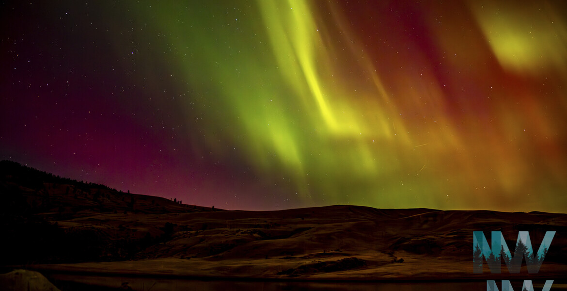 Northern Lights over Little Goose Lake