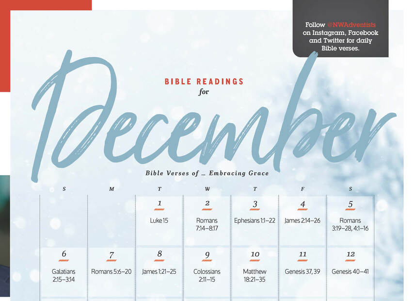 Bible Readings for December Northwest Adventists