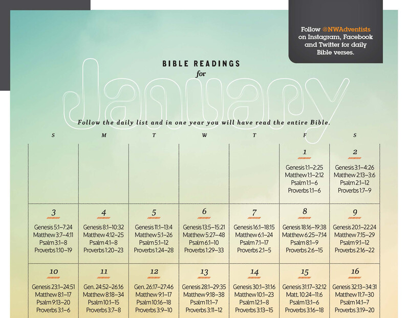 Bible Readings For January 21 Northwest Adventists Bible Readings For January 21 Northwest Adventists