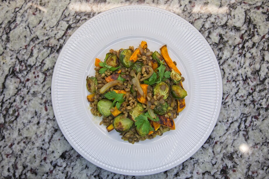 Farro and Lentils With Roasted Vegetables | Northwest Adventists