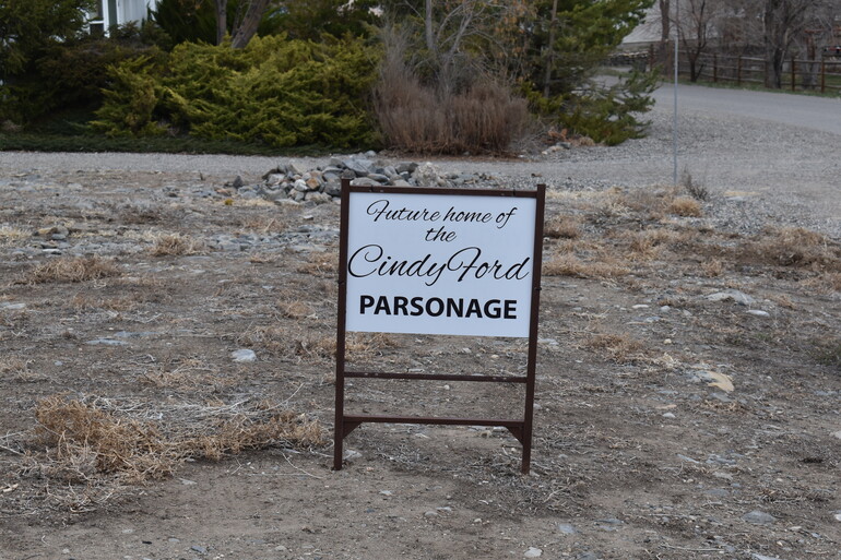 Cindy Ford Parsonage Sign