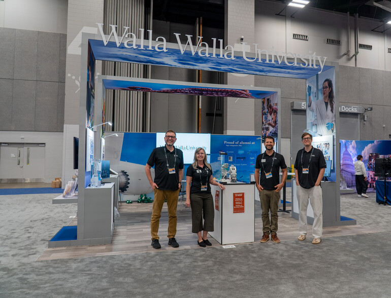 Booth 1227-31, Walla Walla University. The 62nd General Conference Session of the Seventh-day Adventist Church, America’s Center Convention Complex, St. Louis, Missouri, USA, July 3-12, 2025. Camera date: Friday, July 11, 2025 10:32.
