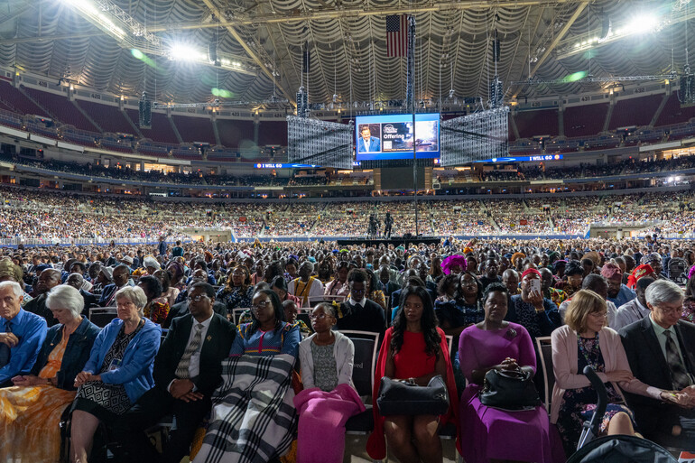 SABBATH  MORNING JULY 12 DIVINE SERVICE The 62nd General Conference Session of the Seventh-day Adventist Church, America’s Center Convention Complex, St. Louis, Missouri, USA, July 3-12, 2025. Camera date: Saturday, July 12, 2025 12:00.