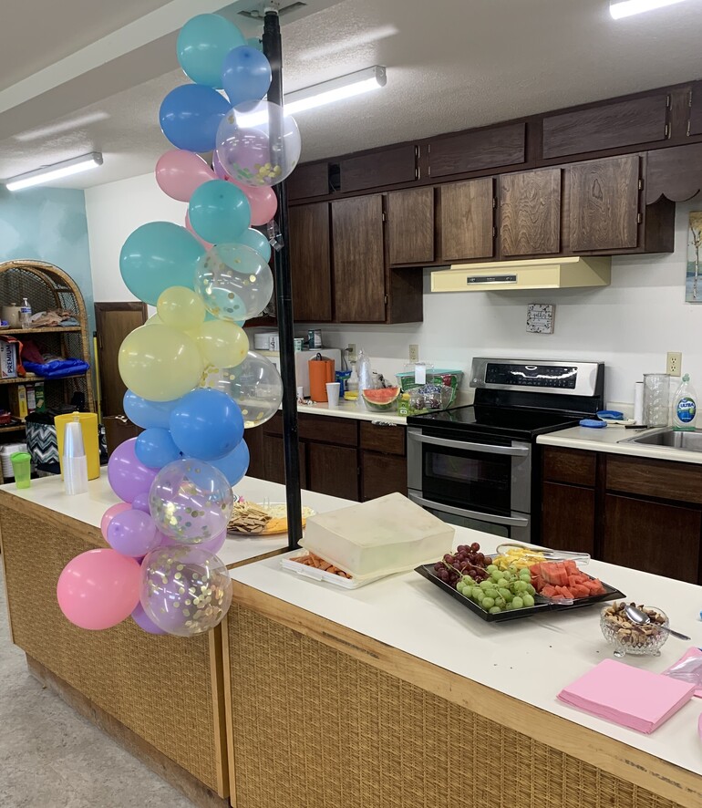 Food and decorations