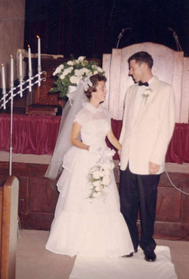Howard and Maris Hodges Wedding Day