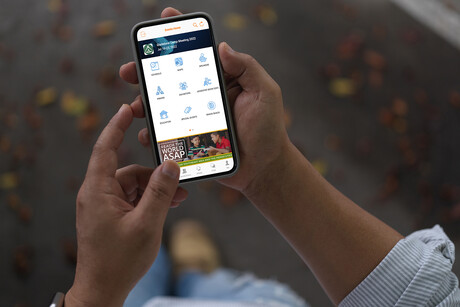 Gladstone camp meeting app in use