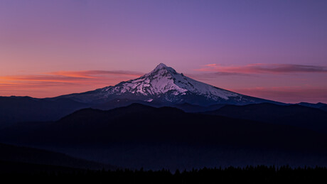 Sunrise over Mt. Hood