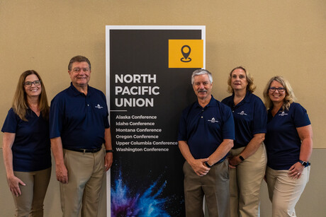 The North Pacific Union Conference education department team at the 2023 North American Division Educators' Convention in Phoenix, Arizona.