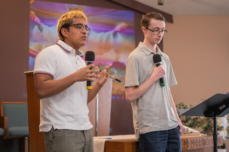 Students preach at church