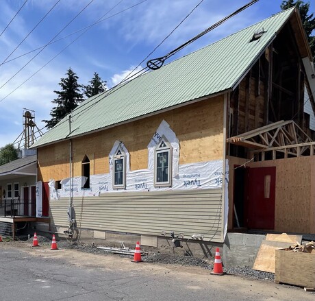 The Troy Thrift Store under renovation