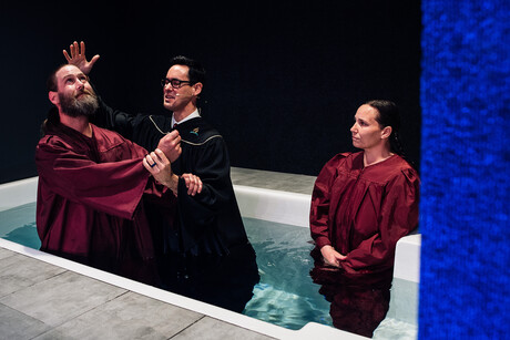 Marc and Jessica's baptism