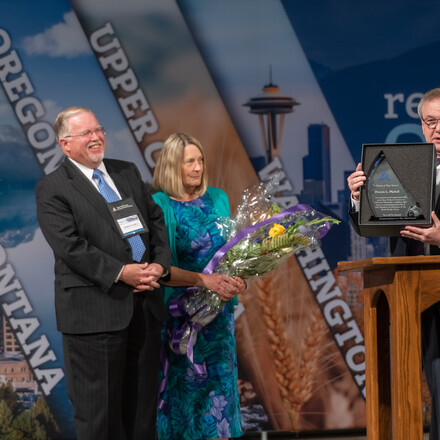 Plubell receives plaque