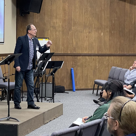 David Jamieson presents at Vertical retreat