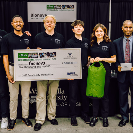 Student club holds prize money