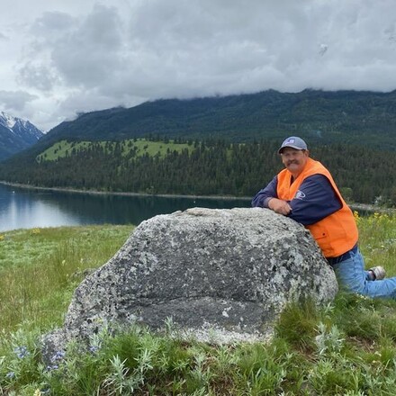 Ed Winter at the Prayer Rock