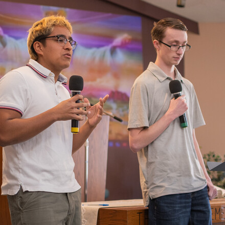 Students preach at church