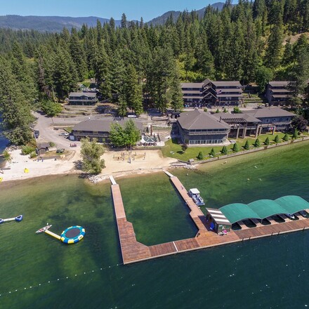 Aerial view of Camp MiVoden