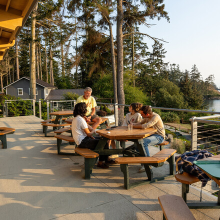 The view off of the Rosario cafeteria terrace