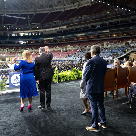 Erton Carlos Köhler, newly elected president, General Conference (GC). The 62nd General Conference Session of the Seventh-day Adventist Church, America’s Center Convention Complex, St. Louis, Missouri, USA, July 3-12, 2025. Camera date: Friday, July 4, 2025 15:54.