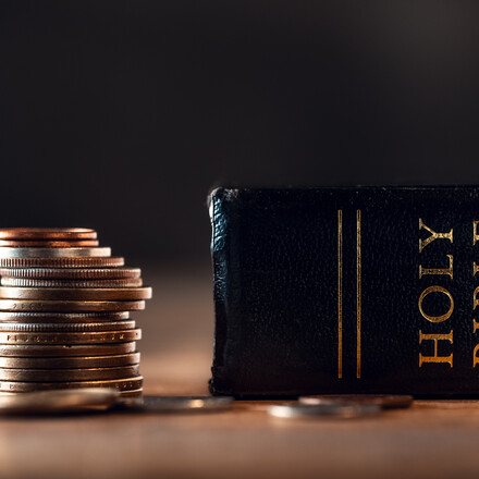 Holy Bible and money