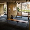 2020 CNC Prototyping class plywood furniture projects displayed in the Clyde and Mary Harris Gallery